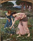 Gather ye rosebuds while ye may I by John William Waterhouse